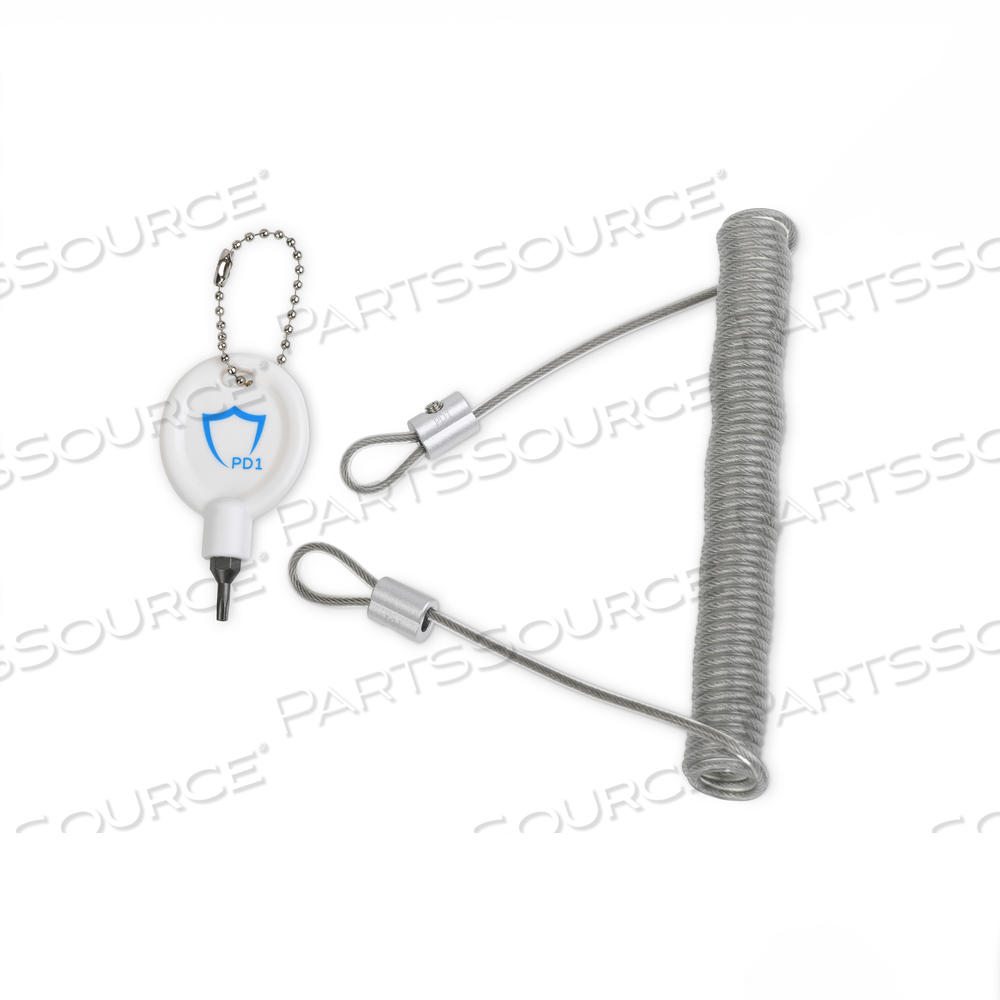 TETHER, COILED MEDICAL, 9FT SIZE by PD1 Medical LLC