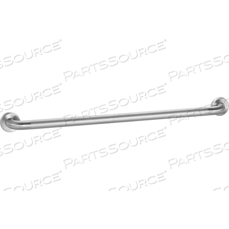STRAIGHT GRAB BAR, PEENED STAINLESS STEEL - 36"W X 1-1/2" DIA. by Approved Vendor