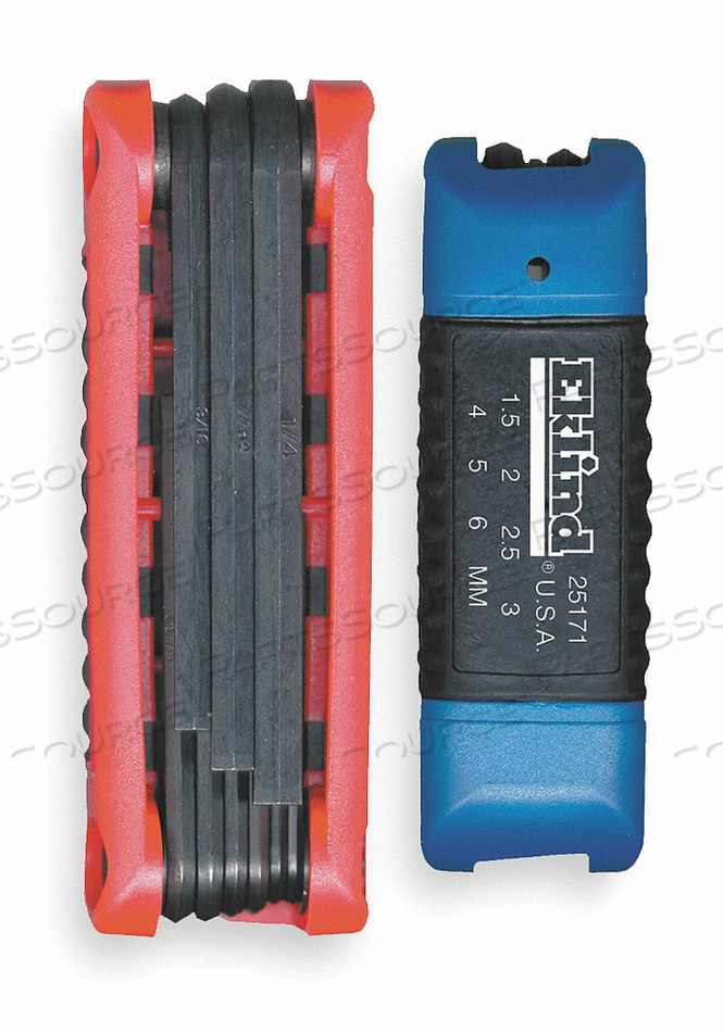 FOLDING HEX KEY SET 16 PIECES by Eklind Tool Company