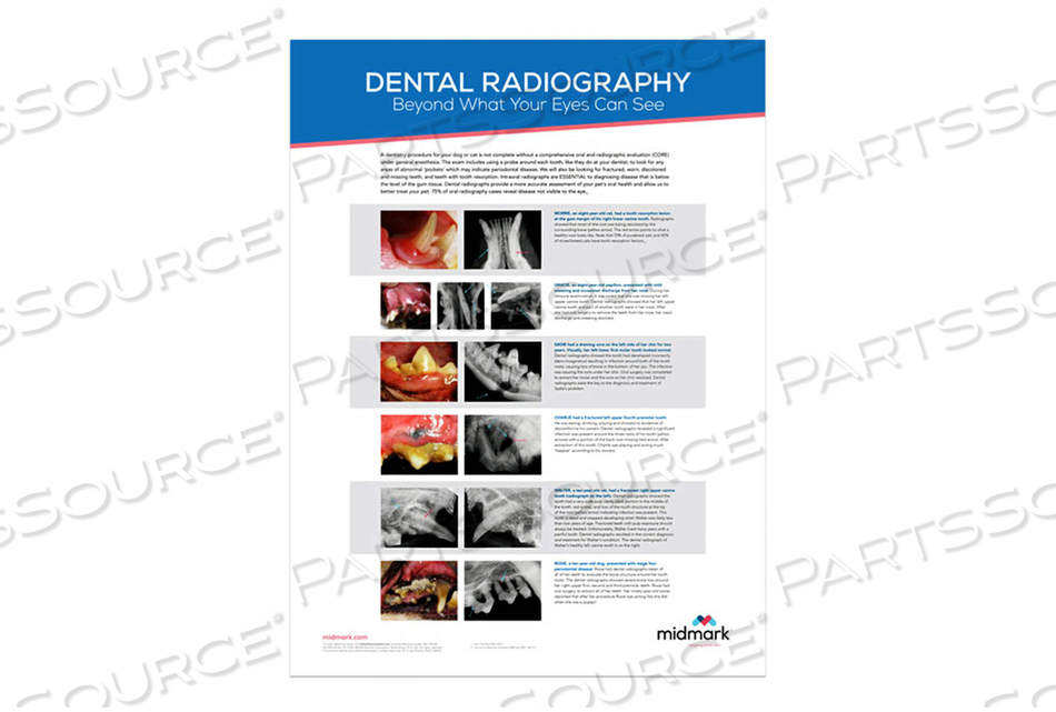 CLIENT EDUCATION POSTER: DENTAL RADIOGRAPHY by Midmark Corp.