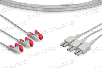 3 LEAD COMPATIBLE ECG LEADWIRE 