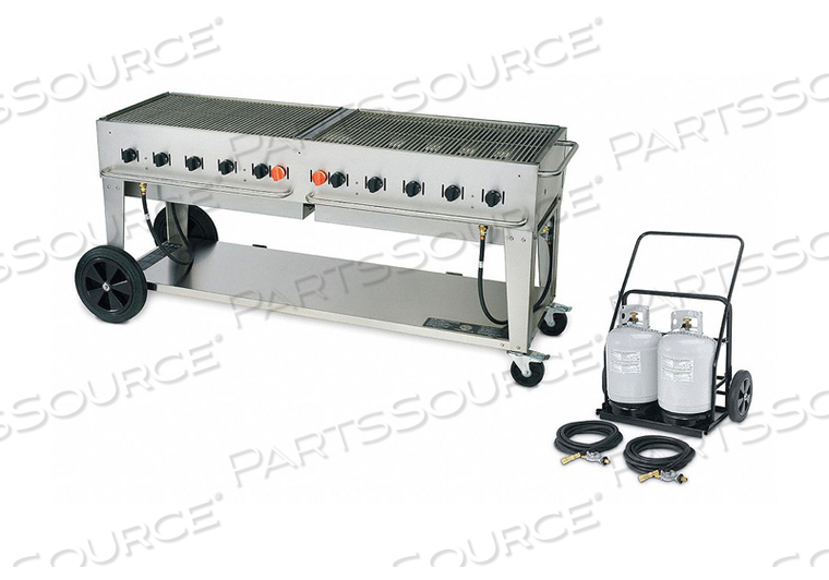 GAS GRILL W/CART LP BTUH 159000 by Crown Verity GAS GRILL W/CART LP BTUH 159000 by Crown Verity