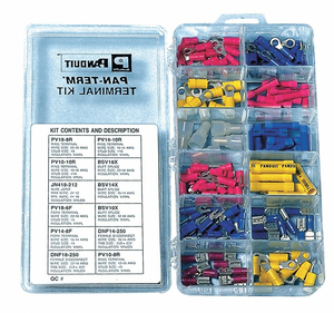 WIRE TERMINAL KIT CRIMP TRMINLS 160 PCS. by Panduit
