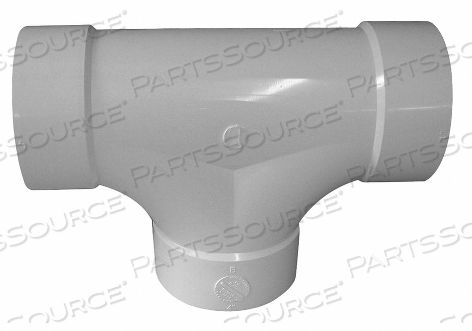 TWO WAY CLEANOUT PVC 4IN. HUB 
