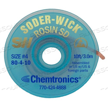 SODER-WICK® STATIC DISSIPATIVE BOBBIN by Chemtronics