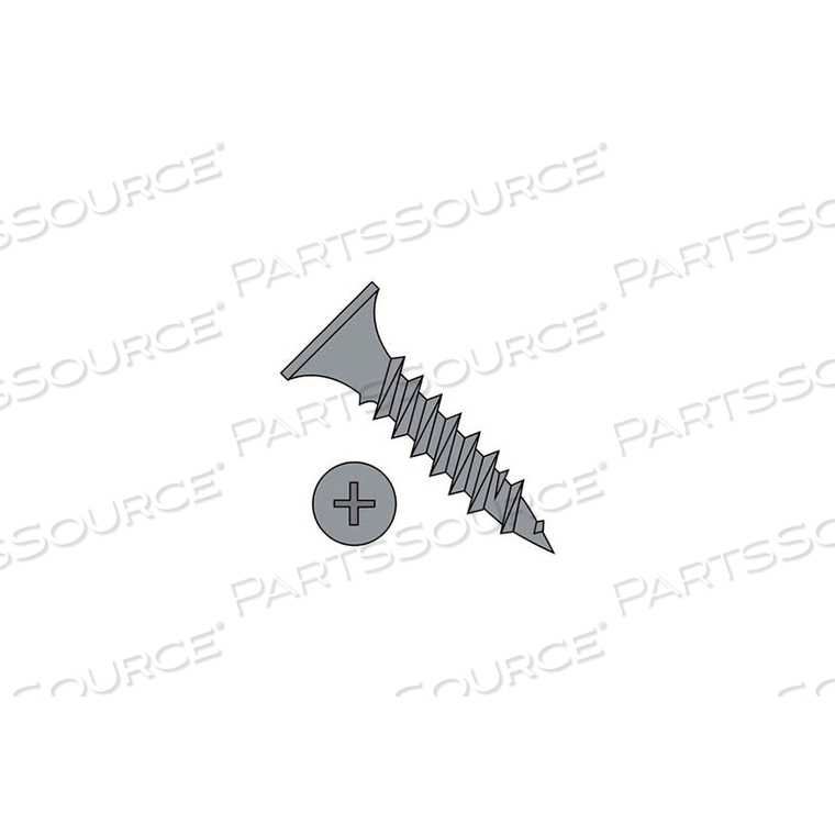 #6-20 X 1-1/4" PROFERRED SELF-DRILLING SCREW - PHILLIPS BUGLE HEAD - ZINC - PKG OF 5 LBS 