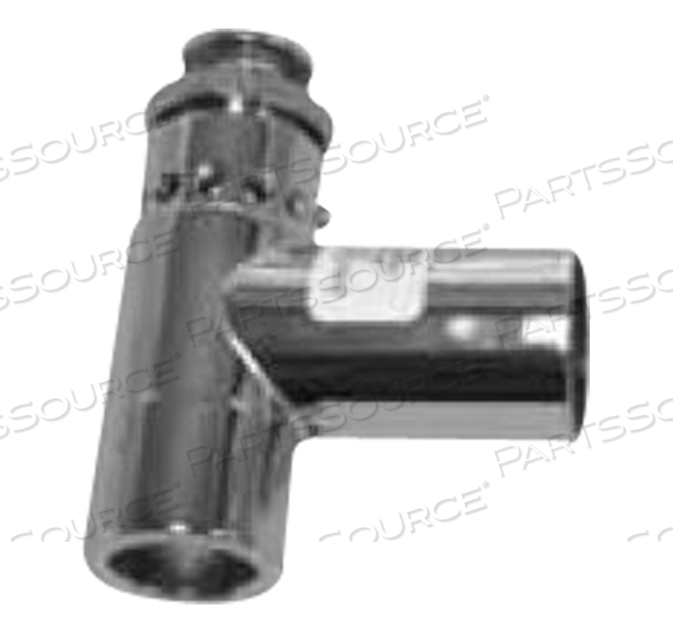 NON-REBREATHING VALVE, CHROME BRASS, 7/8 IN X 22 MM X 15MM CONNECTION by Anesthesia Associates