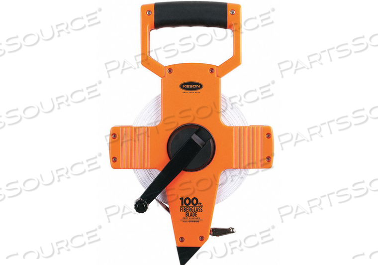 LONG TAPE MEASURE 1/2 INX100 FT PUMPKIN by Keson LONG TAPE MEASURE 1/2 INX100 FT PUMPKIN by Keson
