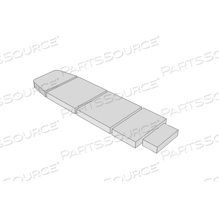 STERIS HAUSTED APC 5PC. STRETCHER CHAIR PAD SET 