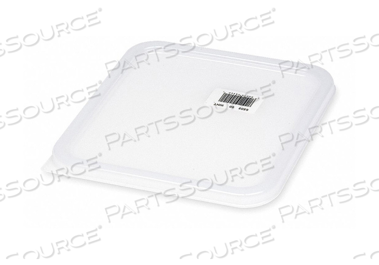 SQUARE STORAGE CONTAINER LID WHITE by Rubbermaid Medical Division SQUARE STORAGE CONTAINER LID WHITE by Rubbermaid Medical Division
