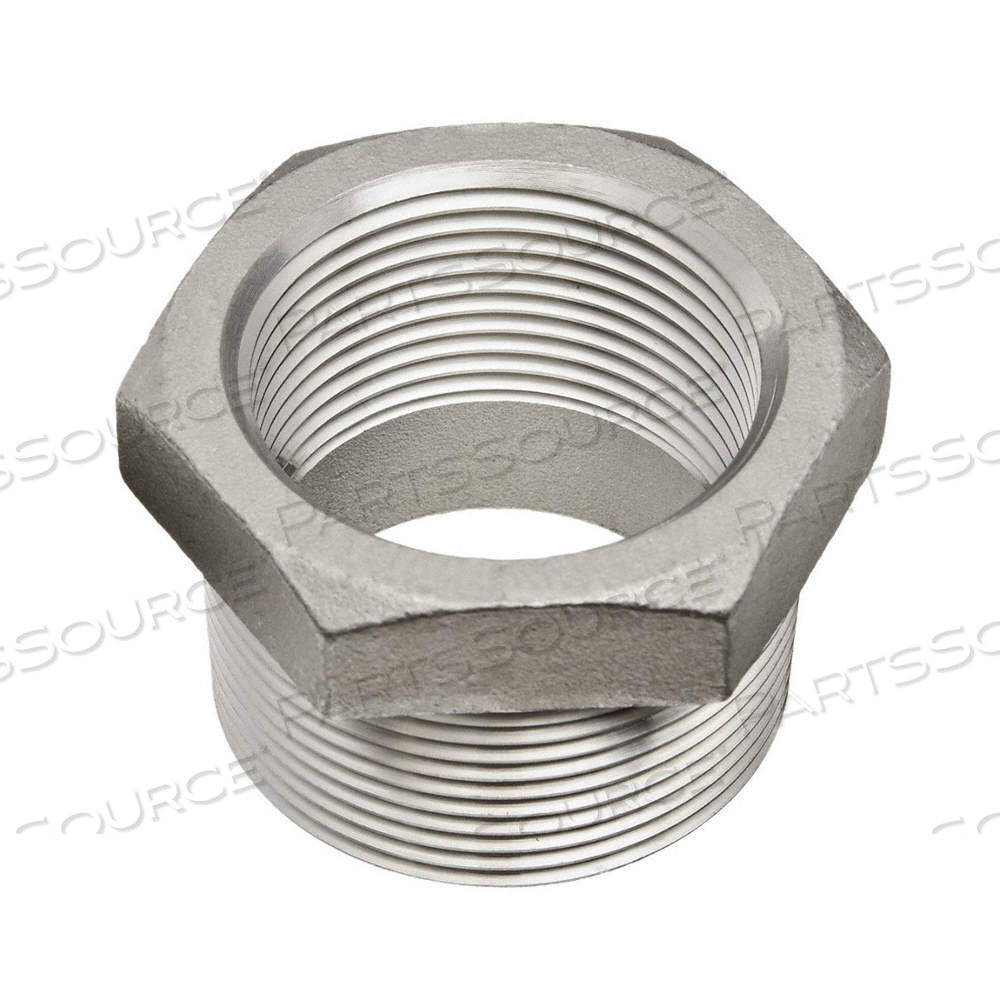 HEX REDUCING BUSHING, 316 STAINLESS STEEL, 3/4 IN X 1/8 IN FITTING PIPE SIZE, MALE NPT X FEMALE NPT by Approved Vendor HEX REDUCING BUSHING, 316 STAINLESS STEEL, 3/4 IN X 1/8 IN FITTING PIPE SIZE, MALE NPT X FEMALE NPT by Approved Vendor