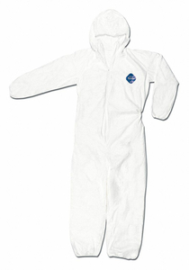 TYVEK COVERALL W HOOD L PK25 by MCR Safety