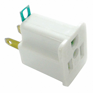 ADAPTER 1 OUTLET WHITE by Power First