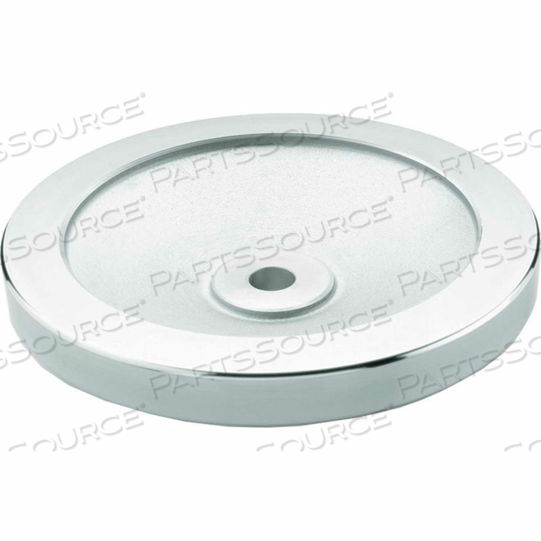 ALUMINUM SOLID DISK HANDWHEEL W/O HANDLE - 3.94" DIA X 10MM BORE 