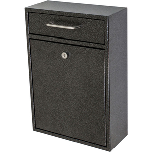 MAIL BOSS EPOCH WALL MOUNT LOCKING DROP BOX 11-1/4"W X 4-3/4"D X 16-1/4"H GALAXY by Epoch Design LLC Dba Mail Boss MAIL BOSS EPOCH WALL MOUNT LOCKING DROP BOX 11-1/4"W X 4-3/4"D X 16-1/4"H GALAXY by Epoch Design LLC Dba Mail Boss