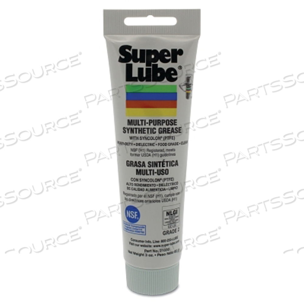SYNTHETIC MULTI-PURPOSE GREASE 3 OZ. by Super Lube SYNTHETIC MULTI-PURPOSE GREASE 3 OZ. by Super Lube