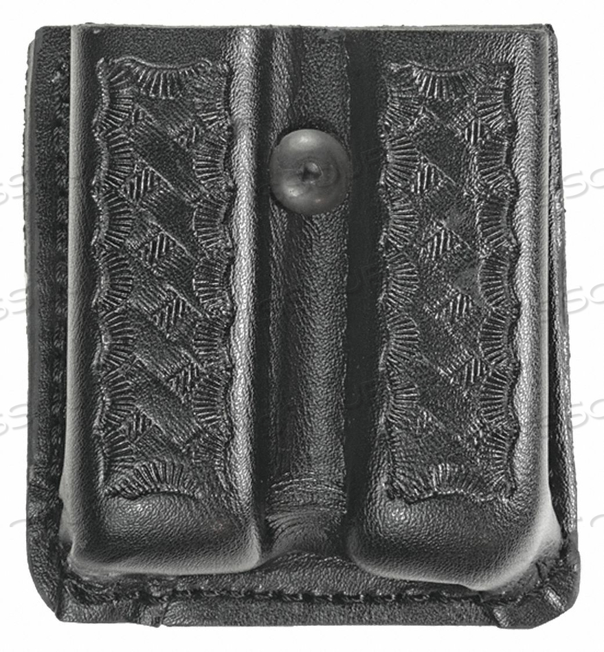 MAGAZINE POUCH SYNTHETIC LEATHER BLACK by Heros Pride
