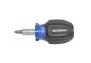 STUBBY MULTI-BIT SCREWDRIVER 6-IN-1 by Westward