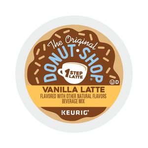 VANILLA ONE STEP LATTE, 20/BOX by The Original Donut Shop