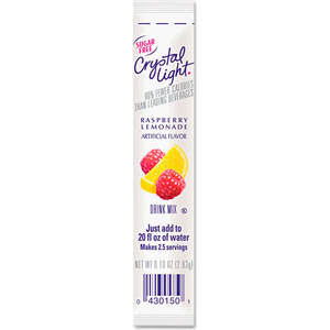 CRYSTAL LIGHT ON-THE-GO DRINK MIX STICKS, SUGAR FREE, RASPBERRY LEMONADE, 0.16 OZ., 30/BOX by Kraft Foods, Inc