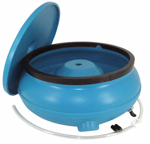 VIBRATORY TUMBLER BOWL AND LID 17IN DIA. by Raytech VIBRATORY TUMBLER BOWL AND LID 17IN DIA. by Raytech