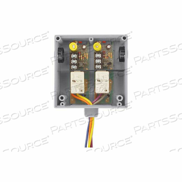T STYLE RELAY, ENCLOSED, HI/LOW SEP. 10A, 2 SPDT, 10-30VAC/DC/208-277VAC by RIB T STYLE RELAY, ENCLOSED, HI/LOW SEP. 10A, 2 SPDT, 10-30VAC/DC/208-277VAC by RIB