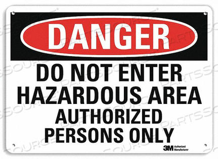 DANGER SIGN 4 HOLE MOUNT 10IN W X 7IN H by Lyle Signs Inc. DANGER SIGN 4 HOLE MOUNT 10IN W X 7IN H by Lyle Signs Inc.
