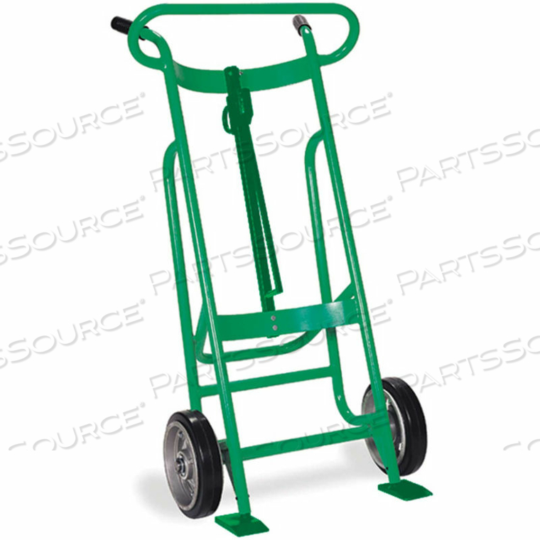 EZY-ROL 2-WHEEL STEEL DRUM TRUCK - RUBBER WHEELS by Valley Craft Industries, Inc