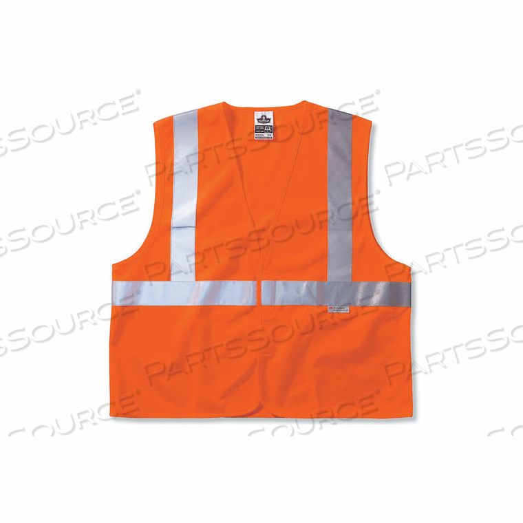 8225HL CLASS 2 STANDARD VEST, ORANGE, 4XL/5XL by Ergodyne