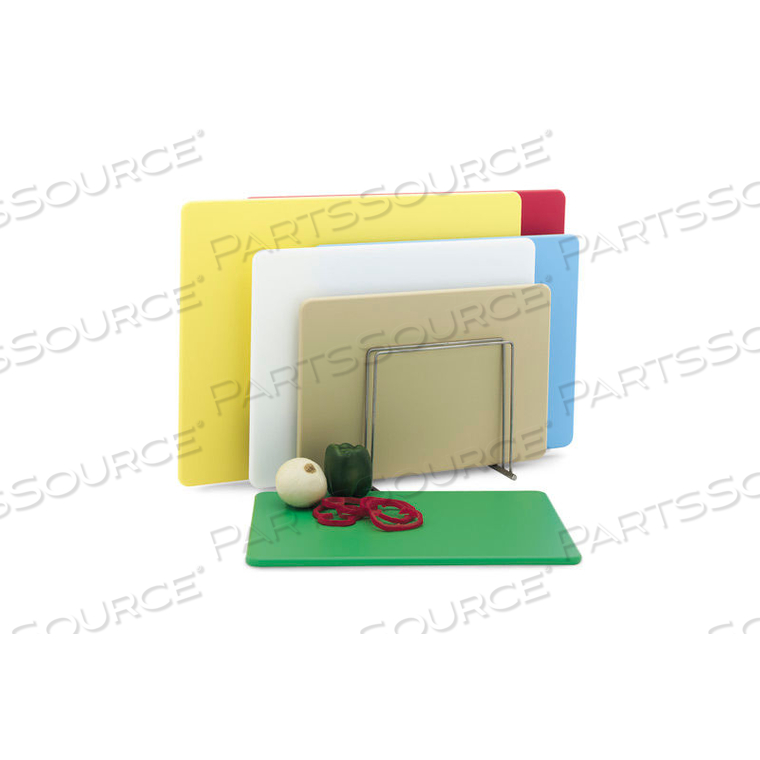 12X18X1/2 CUTTING BOARD MULTI-COLOR SET OF 6 BOARDS by Vollrath