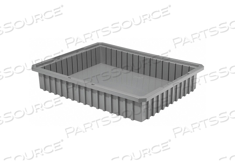 F8515 DIVIDER BOX 22-3/8 X 17-3/8 X 4 IN GRAY by Akro-Mils / Myers Industries, Inc F8515 DIVIDER BOX 22-3/8 X 17-3/8 X 4 IN GRAY by Akro-Mils / Myers Industries, Inc