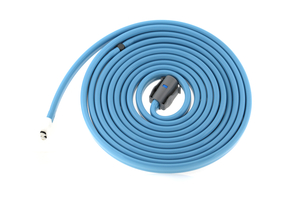 2.4M NEONATAL GRAY SHROUD TO FEMALE SLIP LUER AIR HOSE - LIGHT BLUE by GE Medical Systems Information Technology (GEMSIT)