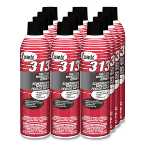 313 FAST TACK UPHOLSTERY ADHESIVE, 12 OZ AEROSOL SPRAY, DRIES CLEAR, DOZEN by Claire