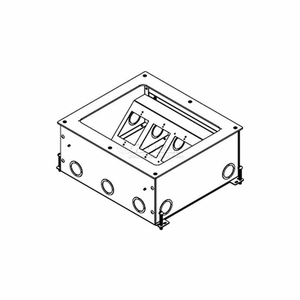 RFB11-OG FLOOR BOX 11-GANG ON GRADE RECESSED FLOOR BOX by Wiremold