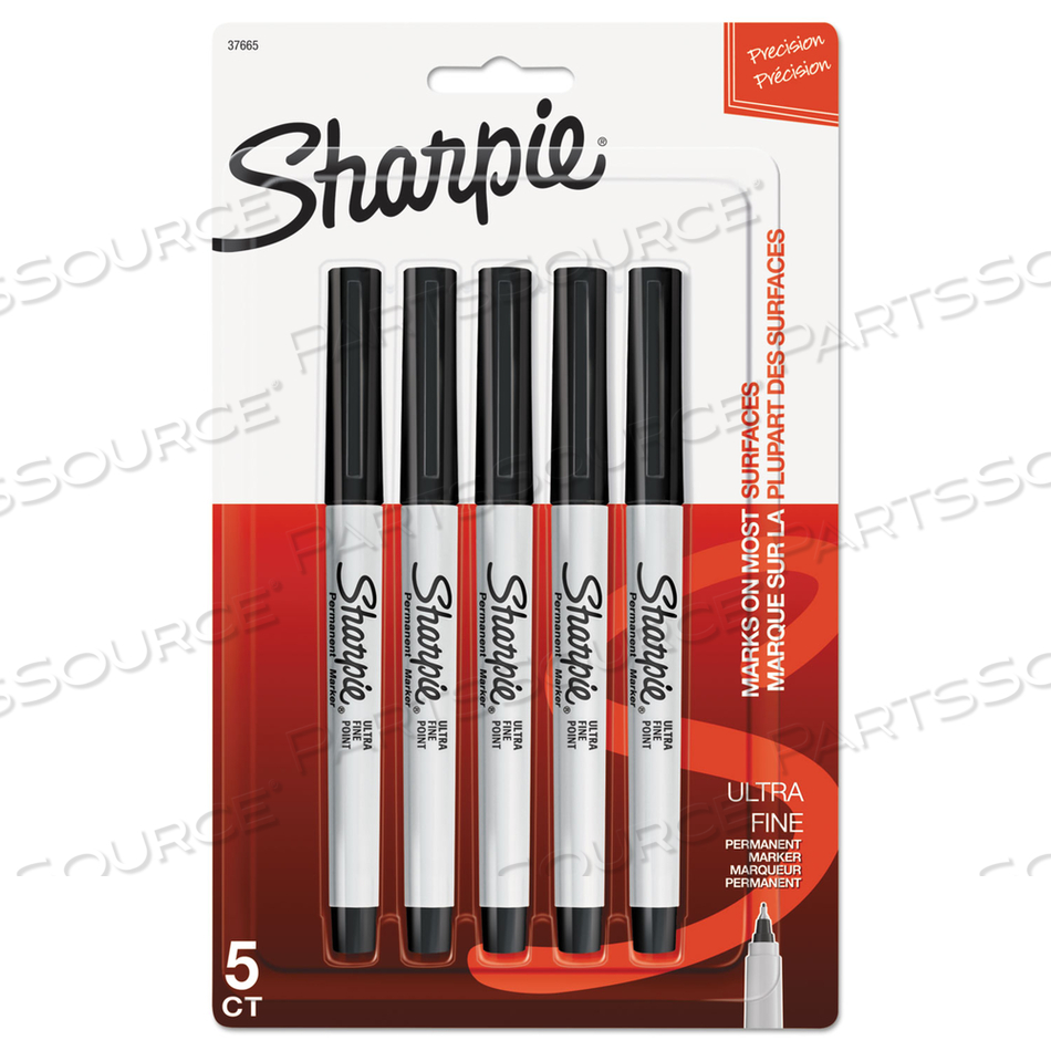 ULTRA FINE TIP PERMANENT MARKER, EXTRA-FINE NEEDLE TIP, BLACK by Sharpie