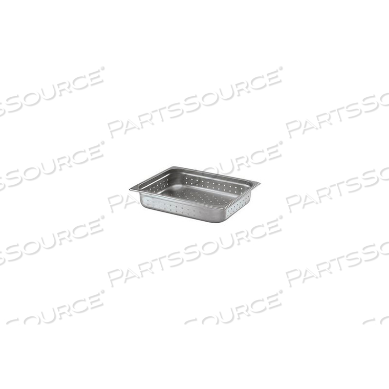 22 QT. FULL SIZE STEAM TABLE PAN PERFORATED ANTI JAM, 22 GA. 