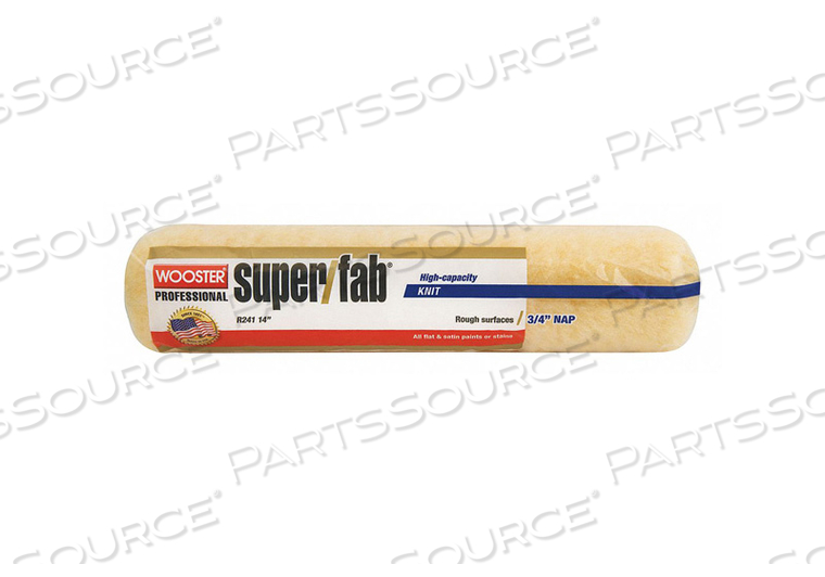 PAINT ROLLER COVER 14 IN L 3/4 IN NAP by Wooster