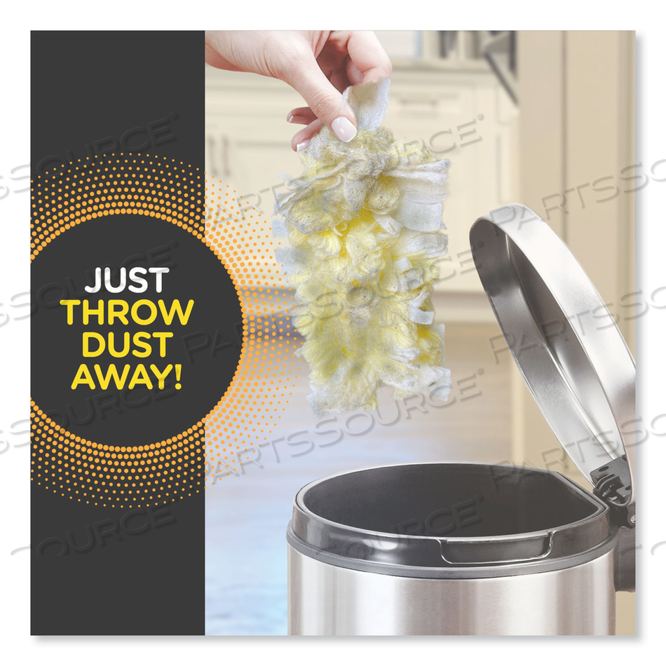 HEAVY DUTY DUSTERS REFILL, DUST LOCK FIBER, 2" X 6", YELLOW by Swiffer HEAVY DUTY DUSTERS REFILL, DUST LOCK FIBER, 2" X 6", YELLOW by Swiffer