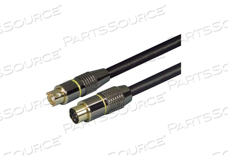 1FT MINI DIN MALE/FEMALE CABLE - BLACK by L-com, Inc. 1FT MINI DIN MALE/FEMALE CABLE - BLACK by L-com, Inc.