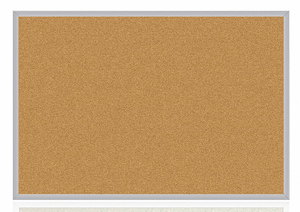 BULLETIN BOARD 120-1/2 IN W NATURAL by Ghent