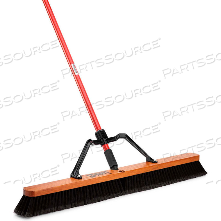36" SMOOTH SWEEP PUSH BROOM - BRACE HANDLE by Libman 36" SMOOTH SWEEP PUSH BROOM - BRACE HANDLE by Libman