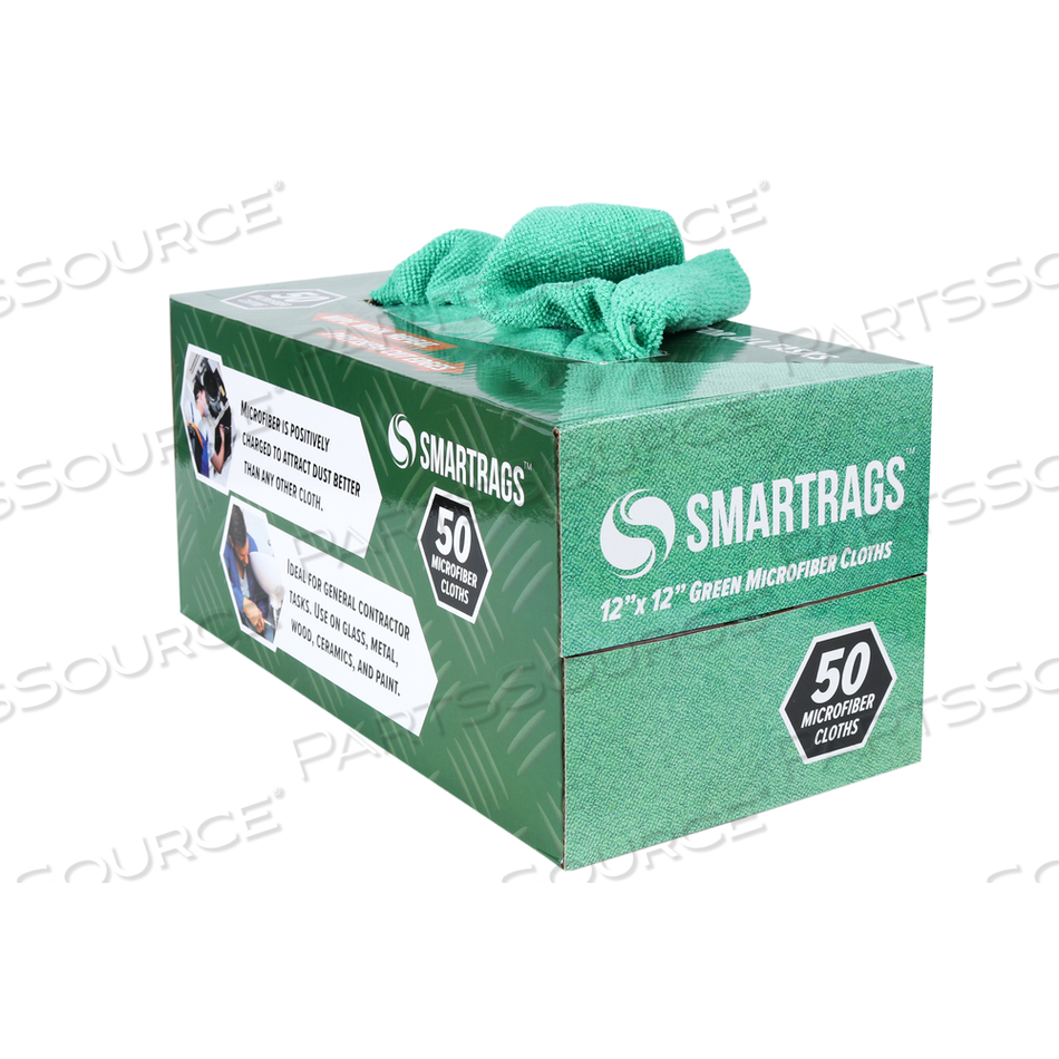 SMART RAGS BOX MICROFIBER RAGS GREEN by Monarch Brands Inc.