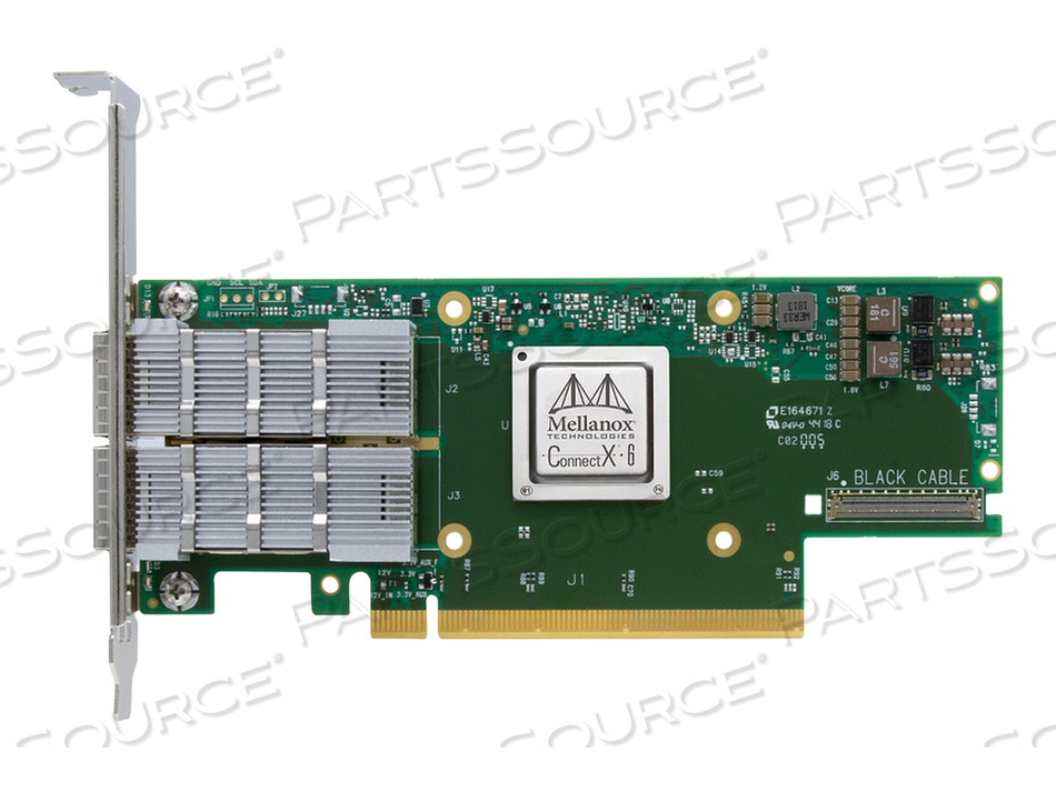 MELLANOX CONNECTX-6 VPI MCX653105A-HDAT-SP, SINGLE PACK, NETWORK ADAPTER, PCIE 4.0 X16, 200GB ETHERNET / 200GB INFINIBAND QSFP28 X 1 by NVIDIA MELLANOX CONNECTX-6 VPI MCX653105A-HDAT-SP, SINGLE PACK, NETWORK ADAPTER, PCIE 4.0 X16, 200GB ETHERNET / 200GB INFINIBAND QSFP28 X 1 by NVIDIA
