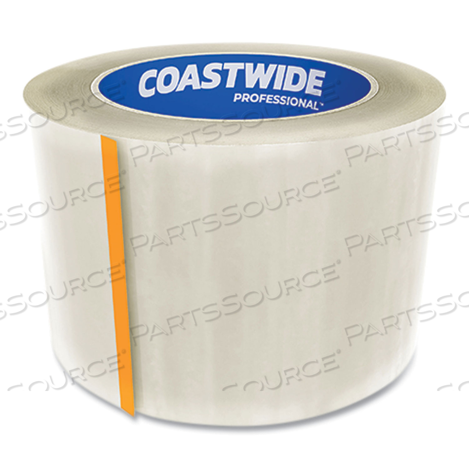 INDUSTRIAL PACKING TAPE, 3" CORE, 2.1 MIL, 3" X 110 YDS, CLEAR, 24/CARTON 