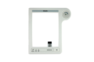 WHITE/COATED FRONT BEZEL WITHOUT NAV-RING FOR VENTILATOR by Philips
