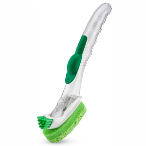 GLASS & DISH WAND WITH SCRUB BRUSH by Libman