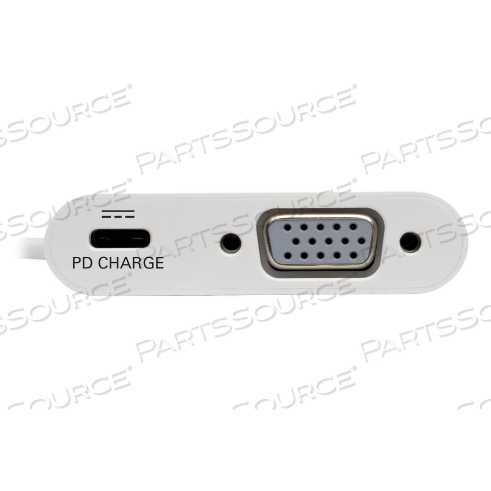 USB C TO VGA ADAPTER CONVERTER W/ PD CHARGING USB C 1080P by Tripp Lite