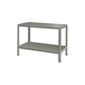 EXTRA HEAVY DUTY WORK TABLE W/ 2 SHELVES - 72"W X 34"D GRAY by Pucel Enterprises