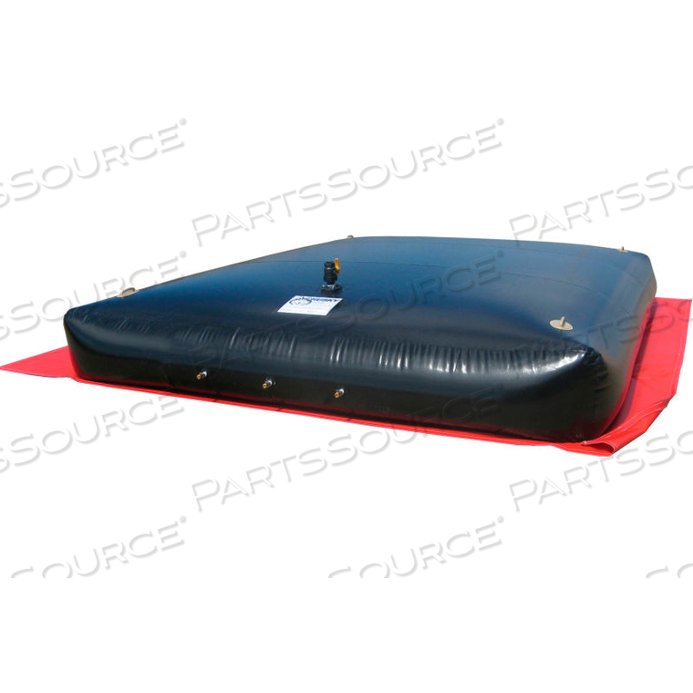 GRAY WASTE WATER BLADDER TANK BT-1000V30 - 132"L X 108"W X 16"H 1000 GALLON CAP. BLACK by Husky Portable Containment