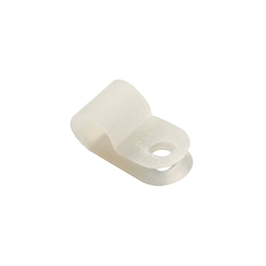 CABLE CLAMP, NYLON, NATURAL, 3/8 IN CABLE CLAMPING DIA., 3/8 IN CLAMP BAND WD by Approved Vendor